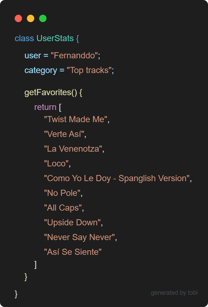 Spotify Recap Card 2